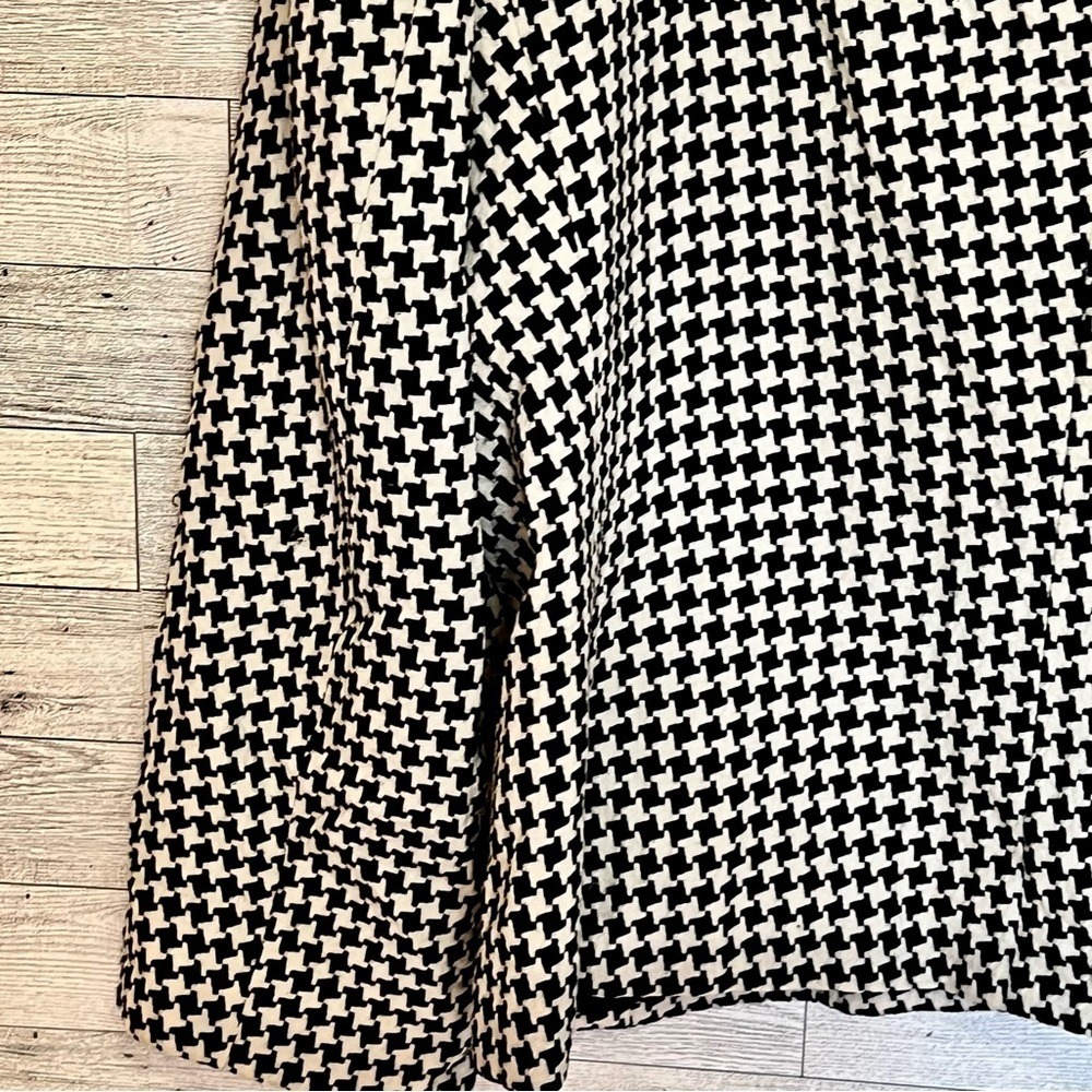 Rena Rowan 100% Wool Houndstooth Blazer Single-Breasted Fully Lined Sz-Large - Picture 12 of 15